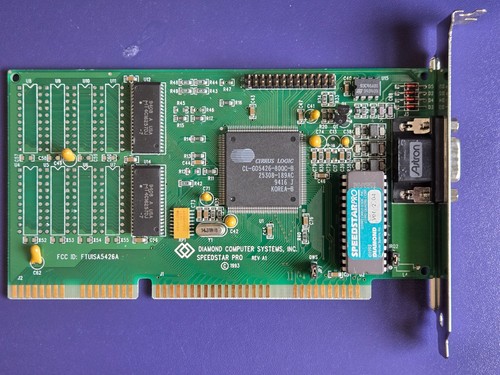 Isa video card cirrus logic - video,